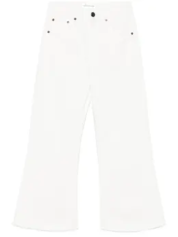 Victoria Beckham: Белые джинсы 