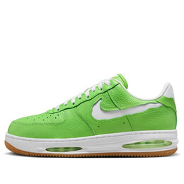 Кроссовки air force 1 low evo Nike, зеленый hf3630-300 | action green/light lemon twist/gum yellow/white
