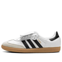 Кроссовки samba lt Adidas, белый ig4279 | cloud white/core black/gold metallic