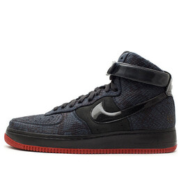 Кроссовки air force 1 hi supreme Nike, черный 375379-001 | black