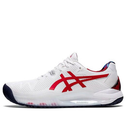 Кроссовки гелевые разрешение 8 ле Asics, белый 1041a292-110 | white/red
