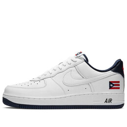 Кроссовки air force 1 low qs Nike, белый cj1386-100 | true white/obsidian/comet red