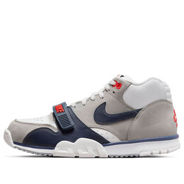 Кроссовки air trainer 1 mid Nike, серый dm0521-101 | gray/white/blue
