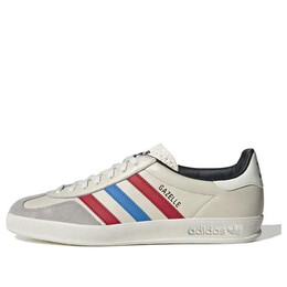 Кроссовки газель Adidas, белый ie9091 | core white/ better scarlet/ core black