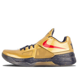Кроссовки zoom kd 4 Nike, желтый 473679-702 | goldyellowgold/red/black/white