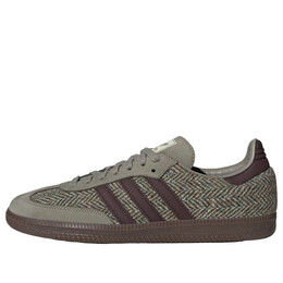 Кроссовки самба ог Adidas, бежевый id1449 | wonder beige / shadow brown / wonder white