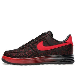 Кроссовки лунная сила 1 Nike, красный 602862-601 | university red/black