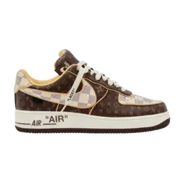 Кроссовки Nike Louis Vuitton x Air Force 1 Low, коричневый lv x af1 monogram damier | brown