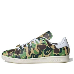 Кроссовки xa bathing ape stan smith Adidas, зеленый ig8949 | green/cloud white/off white