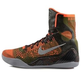 Кроссовки kobe 9 elite Nike, красный 630847-303 | red/green/dark red/silver