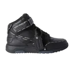 Кроссовки Off-White Out of Office Mid, черный owia275s23lea002 1010 | black