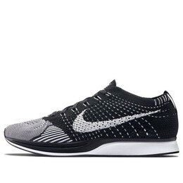 Кроссовки flyknit racer Nike, черный 526628-002 | black/white
