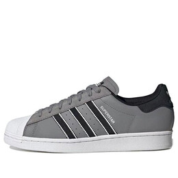 Кроссовки оригинальные суперзвезды обувь Adidas, серый if7981 | grey three / core black / cloud white