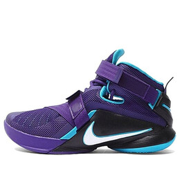 Кроссовки леброн зум солдат 9 Nike, фиолетовый 749420-510 | purple/black/blue