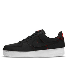 Кроссовки air force 1 1 низкие Nike, черный dd2429-001 | black/chile red/pine green