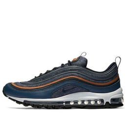 Кроссовки air max 97 премиум Nike, синий 312834-400 | thunder blue/dark obsidian-ale brown