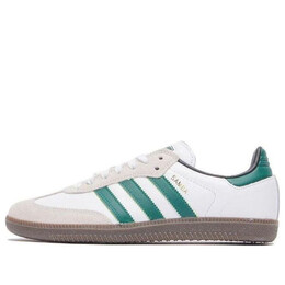 Кроссовки samba adv Adidas, белый gy6940 | white/green
