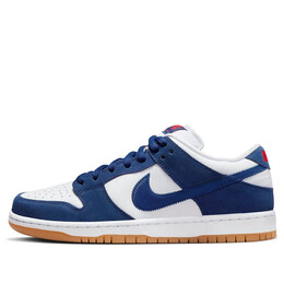 Кроссовки sb dunk low Nike, синий do9395-400 | deep royal blue/white-sport red-gum light brown