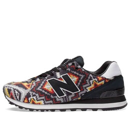 Кроссовки 574 x ricardo seco New Balance, черный ul574rs4 | black/red-yellow-grey