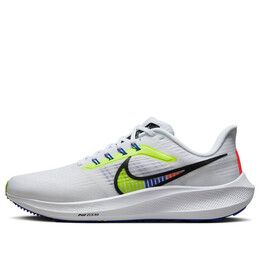 Кроссовки air zoom pegasus 39 премиум Nike, белый dx1627-100 | white/green/blue