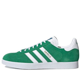 Кроссовки газель Adidas, зеленый h02215 | green/white/gold