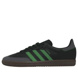 Кроссовки самба ог Adidas, зеленый ie6520 | green/black