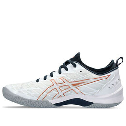 Кроссовки blast ff 3 бадминтонные туфли Asics, белый 1073a069-960 | white/pure bronze/black
