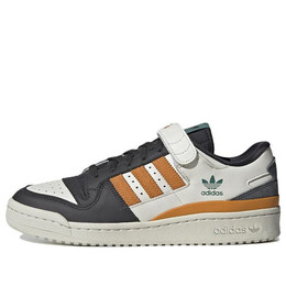 Кроссовки форум 84 низкие Adidas, белый gx2161 | white/black/orangeyellow