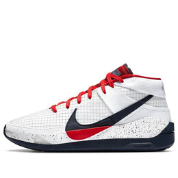 Кроссовки кд 13 эп Nike, белый ci9949-101 | white/blue/red