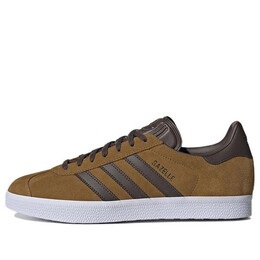 Кроссовки газель Adidas, коричневый h06395 | brown/white