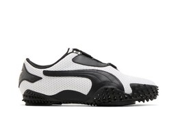 Puma Кроссовки Mostro, цвет Perforated Leather Pack - White Black 397331 01 | perforated leather pack - white black