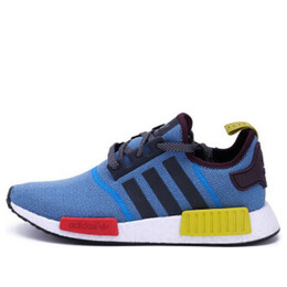 Кроссовки villa x nmd_r1 Adidas, синий ba9746 | blue/black/red/bright lemon