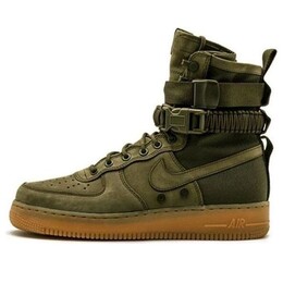 Кроссовки sf air force 1 Nike, зеленый 859202-339 | med olive/black-light brown