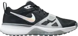 Nike Кроссовки Air Zoom Diamond Elite Turf 'Black Iridescent', черный dz0503 001 | black