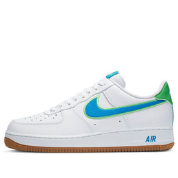 Кроссовки air force 1 низкие Nike, белый da4660-100 | whitebluegreen