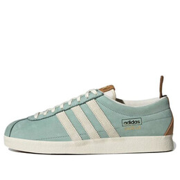 Кроссовки gazelle vintage легкие Adidas, зеленый h02229 | green/tan