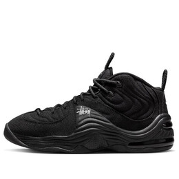 Кроссовки x stussy air penny 2 Nike, черный dq5674-001 | black/cobalt pulse-white