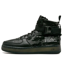 Кроссовки sf air force 1 mid Nike, черный aa7345-001 | black/cargo khaki