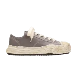 Кроссовки Maison Mihara Yasuhiro Hank OG Sole Silicon Coating Canvas Low Grey, серый a13fw731 gry | grey
