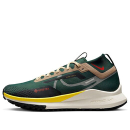 Кроссовки react pegasus trail 4 gore tex Nike, зеленый fd0317-333 | green/brown/yellow