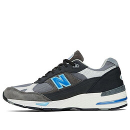 Кроссовки run the boroughs x 991 сделано в англии New Balance, серый m991lm | gray/blue