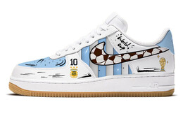 Кроссовки Nike Air Force 1 Skateboarding Shoes Men Low-top Blue/white, белый/синий dj2739-100(team56-足球世界杯) | white/blue