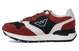 Кроссовки Emporio Armani Lifestyle Shoes Men Low-top Burgundy, цвет Burgundy x4x642xn951t432 | burgundy