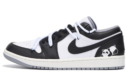 Баскетбольные кроссовки Air 1 Vintage Men Low-Touch Black Grey Jordan 553558-053(team59-男款灰黑熊猫) | silver