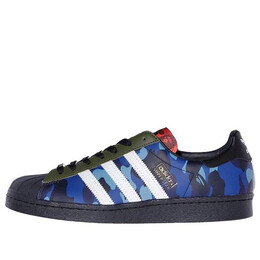 Кроссовки xa bathing ape superstar Adidas, черный gz8982 | black/blue/red