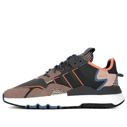 Кроссовки оригинальные nite jogger Adidas, коричневый ie1922 | brownblack/orange
