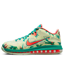 Кроссовки lebron 9 low 'lebronold palmer' Nike, белый do9355-300 | white lime/bright mango/new green