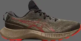 Кроссовки gel nimbus lite 3 'mantle green cherry tomato' Asics, зеленый 1011b357 300 | green