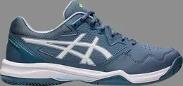 Кроссовки gel dedicate 7 clay 'steel blue white' Asics, синий 1041a224 401 | blue