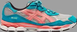 Кроссовки awake ny x gel nyc 'teal pink' Asics, синий 1201a850 022 | blue